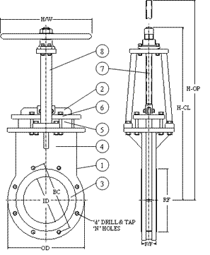 Fig 63 Knife Gate Valve